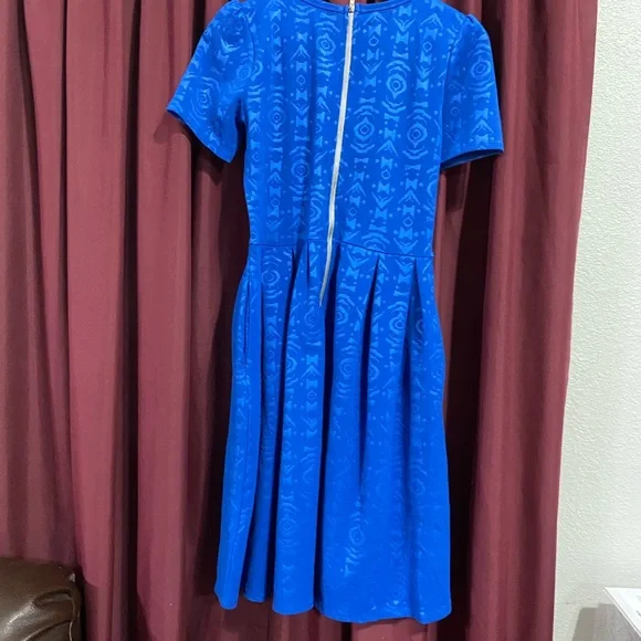 LulaRoe blue dress size S EUC - Picture 3 of 6